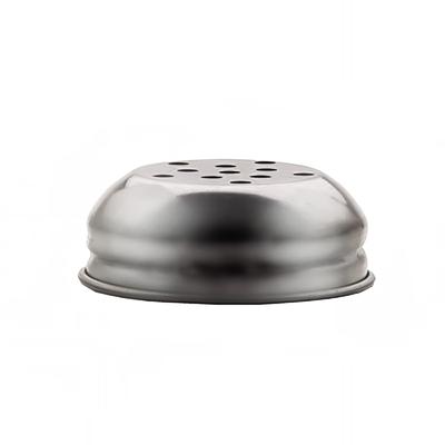 Vollrath 674T 6 oz Cheese Shaker Cap - Round, Perforated, Stainless Steel