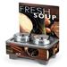 Vollrath 720202002 Full Size Soup Merchandiser Base - Tuscan, 7 qt Accessories, 120v, 7 Quart, Cayenne, Stainless Steel