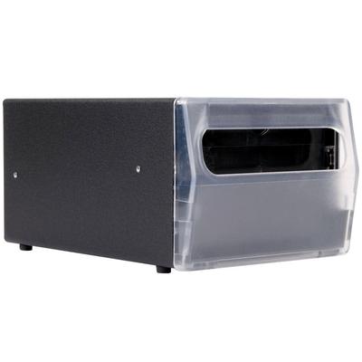 Vollrath 7512-06 Napkin Dispenser - Counter-Type, 11 3/4x8x6" Clear Face, Black, One Sided