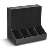 Vollrath CFIFO-4 Condiment Organizer w/ (4) Bins - Black