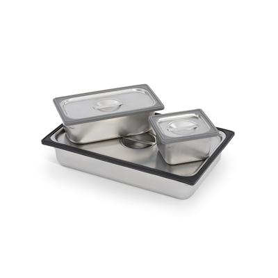 Vollrath N-0001B Full Size Silicone Band for Steam Table Pan, High-Temp, Black