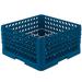 Vollrath PM1211-4 Plate Crate Dishwasher Rack - 12 Plate Capacity, 4 Extenders, Royal Blue