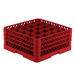 Vollrath TR6BBB Traex Rack-Master Rack-Master Glass Rack w/ (25) Compartments - (3) Extenders, Red