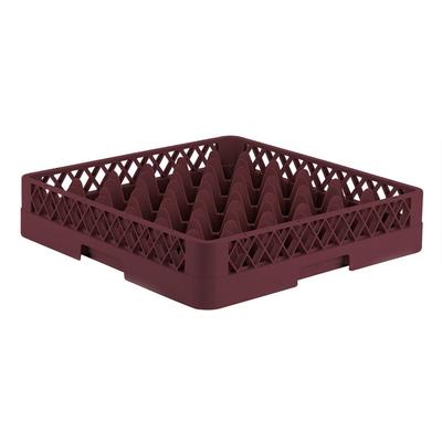 Vollrath TR-7-21 Rack-Master Glass Rack w/ (36) Compartments - Burgundy, Red