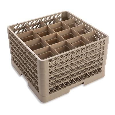 Vollrath TR7CCCCCC Traex Full Size Glass Rack w/ (36) Compartments - (6) Extenders, Beige