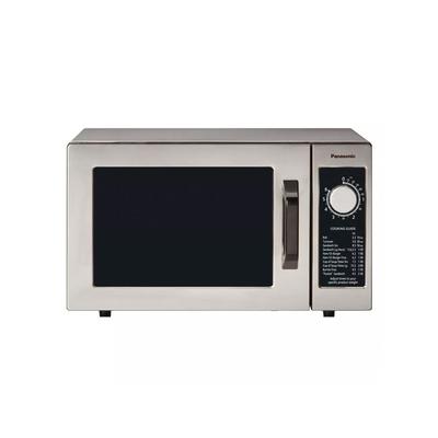 Panasonic NE-1025F 1000w Pro Commercial Microwave with Dial Control, 120v, 0.8 cu. ft, Stainless Steel