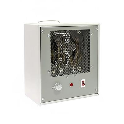 TPI 150TS 11 1/2" Portable Electric Heater - 750/1500 watt, 120v, Steel, 120 V, White