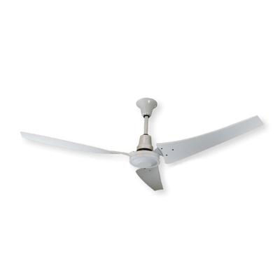 TPI E-60-CF 60" Industrial Ceiling Fan w/ (3) Blades - Steel, 120v, White