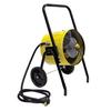 TPI FES-1024-1CA 39" Portable Heavy Duty Electric Heater - 10 kW, 240v, Safety Yellow