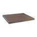 emu A1491 30" Square Sid Outdoor Table Top - Aluminum, Wenge, Wood-Look Aluminum