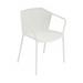 emu 522 Darwin Indoor/Outdoor Stackable Armchair - Steel, White