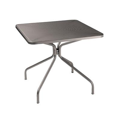 emu E800 (41) 24" Square Cambi Indoor/Outdoor Table - Steel, Antique Bronze, Powder Coated Steel