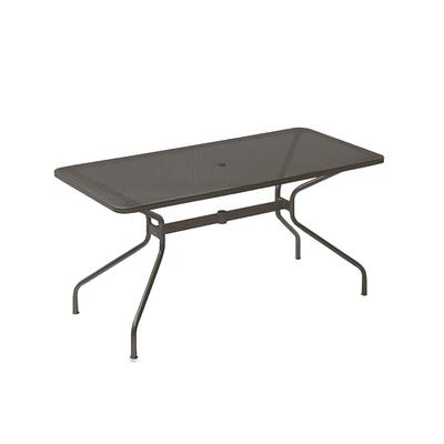 emu E836 (41) Rectangular Cambi Indoor/Outdoor ADA Table - 48" x 32", Steel, Antique Bronze