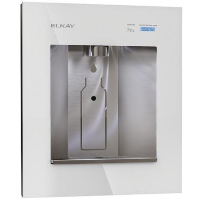 Elkay LBWD06WHK Built In Filtered Water Dispenser w/ Remote Chiller - Hands Free, White/Stainless, Aspen White, 115 V