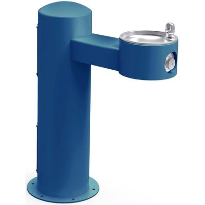 Elkay LK4410BLU Outdoor Pedestal Drinking Fountain - 14"W x 31"D x 36 5/8"H, Non Refrigerated, Blue
