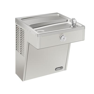 Elkay VRCFR8S Wall Mount Drinking Fountain - Non Filtered, Refrigerated, Stainless, Silver