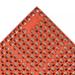 NoTrax T11U3929RD San-Eze II Grease-Proof Floor Mat, 2 7/16' x 3 1/4', 7/8" Thick, Red