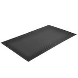 NoTrax T42R0548BL Anti-Fatigue Floor Mat, Ribbed Foam Vinyl, 4' x 60' x 5/8", Coal