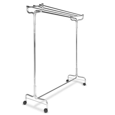 CSL 1075-60 60" Portable Valet w/ Hat Rack, Chrome, Silver