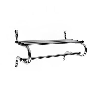 CSL TMK-60 60" Wall Mount Commercial Coat Rack, Zinc-Plated, Silver