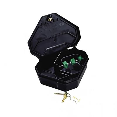 Royal Industries JT904H JT Eaton Indoor/Outdoor Rat Bait Station, Black