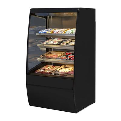 Federal VNSS6078C Vision Series 59 1/4" Self Service Open Air Case - (5) Levels, 120v, Self-Service, Black