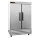 Centerline by Traulsen CLBM-49R-FS-LR 54" 2 Section Reach In Refrigerator, (2) Left/Right Hinge Solid Doors, 115v, Bottom Mount, Silver