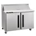 Centerline by Traulsen CLPT-6024-SD-RR 60" Sandwich/Salad Prep Table w/ Refrigerated Base, 115v, (24) 1/6 Size Pans, 115 V, Stainless Steel