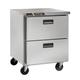 Centerline by Traulsen CLUC-27R-DW 27" W Undercounter Refrigerator w/ (1) Section & (2) Drawers, 115v, Silver