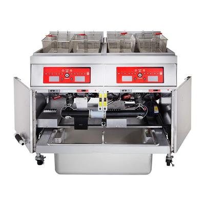 Vulcan 3ER85AF Commercial Electric Fryer - (3) 85 lb Vats, Floor Model, 208v/3ph, Stainless Steel