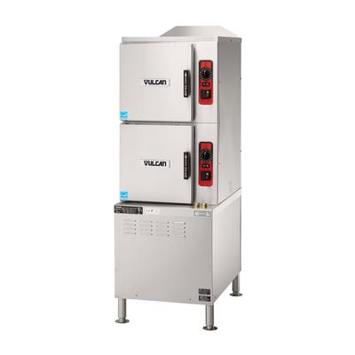 Vulcan C24ET6-LWE 208/3 (6) Pan Convection Commercial Steamer - Cabinet, 208v/3ph, Stainless Steel