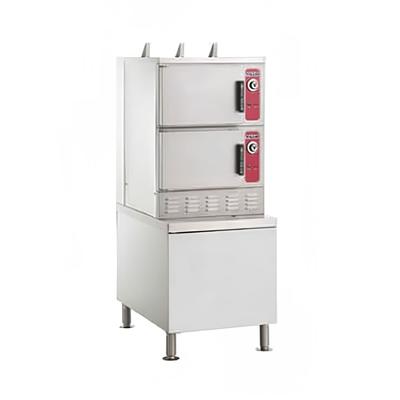 Vulcan C24GA6 PS (6) Pan Convection Commercial Steamer - Cabinet, Natural Gas, Stainless Steel, Gas Type: NG