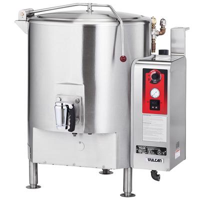 Vulcan GT100E NG 100 gal Steam Kettle - Stationary, Full Jacket, Natural Gas, Stainless Steel, Gas Type: NG