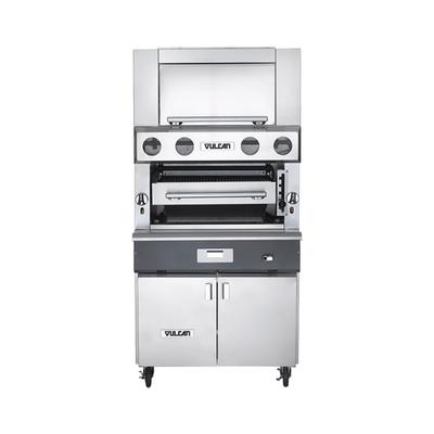 Vulcan VBB1F LP 36" Upright Broiler w/ 3 Burners - For Refrigerated Base, Liquid Propane, Stainless Steel, Gas Type: LP