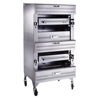 Vulcan VBB2 36" Double Deck Broiler w/ (6) Burners, Natural Gas, 2 Burners, Freestanding, Stainless Steel, Gas Type: NG
