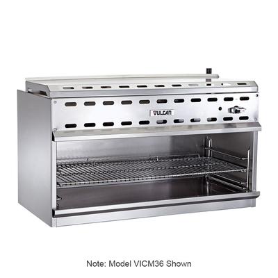 Vulcan VICM24 24" Gas Cheese Melter w/ Infrared Burner, Stainless, Natural Gas, 20, 000 BTU, Silver, Gas Type: NG