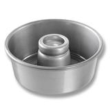 Chicago Metallic 46535 Angel Food/Tube Cake Pan, 7 1/2" dia, 3 2/32" Deep, AMERICOAT Glazed 15 ga Aluminum, Silver