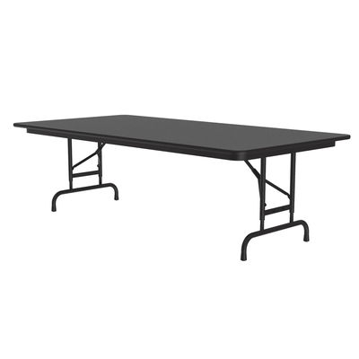 Correll CFA3696PX 07 96" Rectangular Folding Table w/ Black Granite Top, 32"H