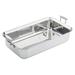 Tablecraft 123504 Full Size Induction Steam Table Pan w/ Handles - 18 1/2" x 11", Stainless Steel