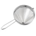 Tablecraft 1612 12" Coarse China Cap Strainer, Stainless, Stainless Steel