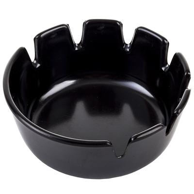 Tablecraft 263B-1 Ashtray, Black Phenolic, Deep Well