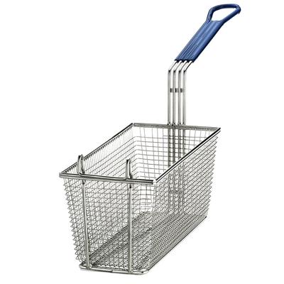 Tablecraft 428 Fryer Basket w/ Coated Handle & Front Hook, 13 1/4