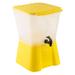 Tablecraft 955 3 gal Beverage Dispenser - Plastic Container, Yellow Base