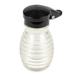 Tablecraft BH2MPBK Beehive Collection 2 oz Flip-top Lid Salt/Pepper Shaker - Glass, 3 1/5"H, Clear