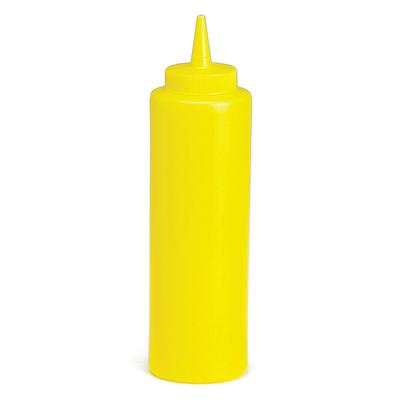 Tablecraft C112M Cash And Carry Squeeze Dispenser, 12 oz, Yellow