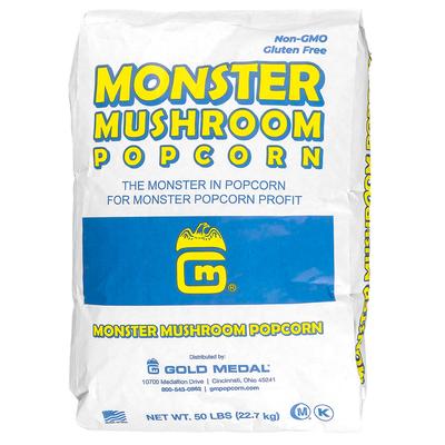 Gold Medal 2031 Monster Mushroom Popcorn, 50 lb Bag, 50 Lbs
