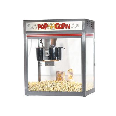 Gold Medal 2556 32 oz Discovery Popcorn Popper w/ Non-Reversible Dome, Front Counter, 120/208 240v/1ph, Stainless Steel