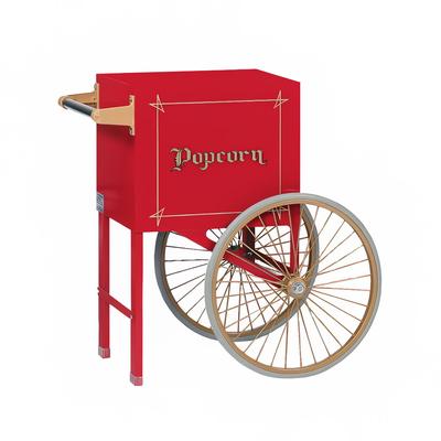 Gold Medal 2659CR Popcorn Cart w/ 2 Spoke Wheels, Red