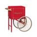 Gold Medal 2659CR Popcorn Cart w/ 2 Spoke Wheels, Red
