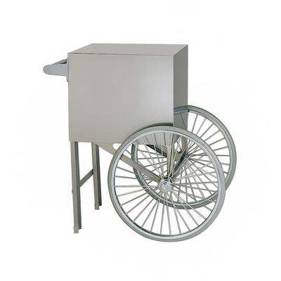 Gold Medal 2659ST Popcorn Cart w/ 2 Spoke Wheels, Stainless Steel